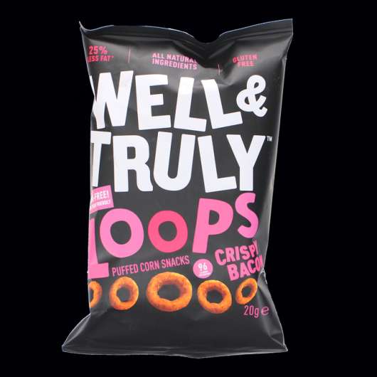 Well&Truly 3 x Loops Snacks Bacon