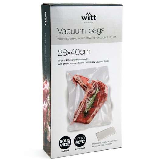 Witt - Premium Vakuumpåsar 28*40cm 30 Stk