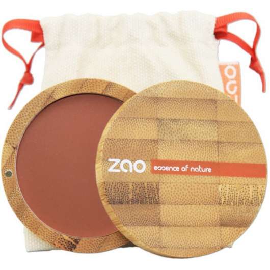 Zao Compact Blush, 9 g, Brown Orange