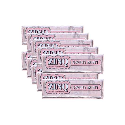 ZINQ Tuggummi Sweet Mint 10-pack